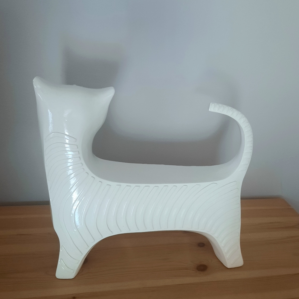Cat holder shelf real wood white - Picture 5 of 8